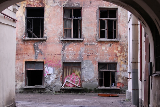 Photo gratuite la dégradation urbaine