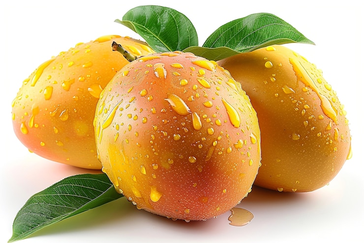 Photo gratuit une délicieuse nature morte de mangue.
