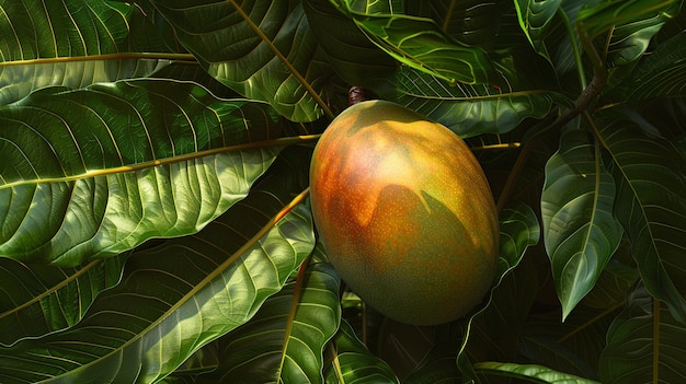 Photo gratuite une délicieuse nature morte de mangue.