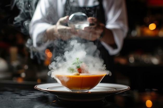 Photo gratuite une délicieuse nourriture cuite à la fumée.