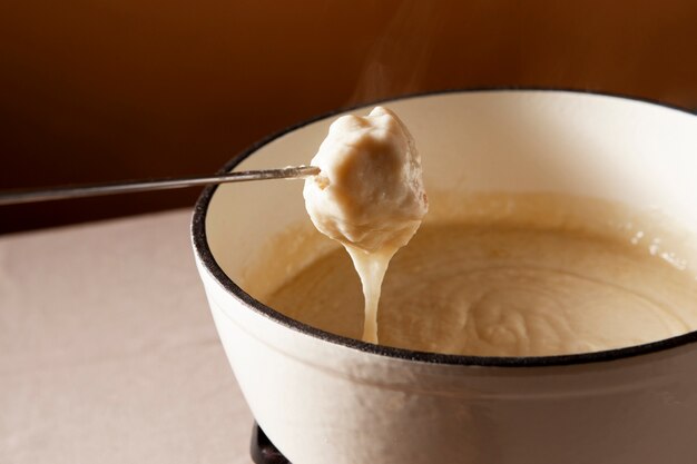 De délicieuses collations au fromage fondu