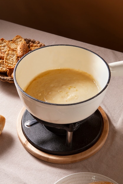 Photo gratuite de délicieuses collations au fromage fondu