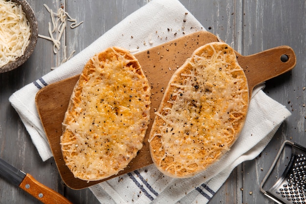 Photo gratuite de délicieuses collations au fromage fondu