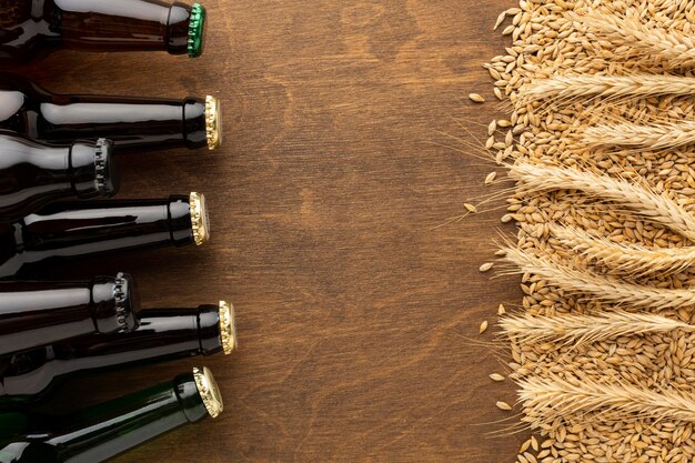 Un délicieux arrangement de bière américaine.