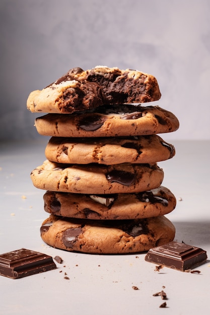 Délicieux arrangement de biscuits