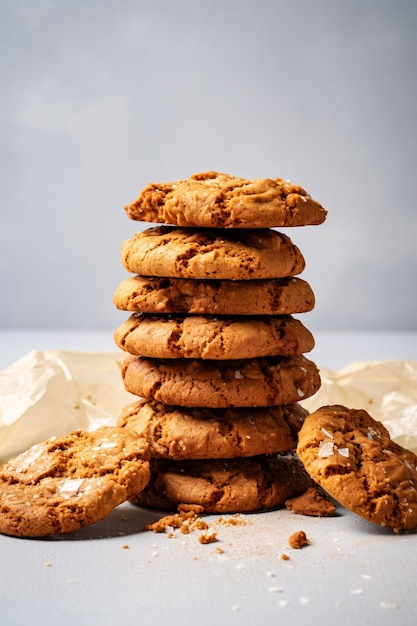 Photo gratuite délicieux arrangement de biscuits