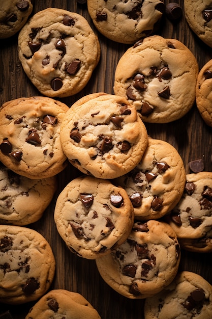 Délicieux arrangement de biscuits