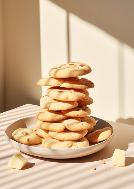 Délicieux arrangement de biscuits