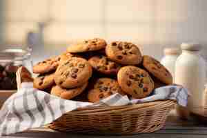 Photo gratuite délicieux arrangement de biscuits