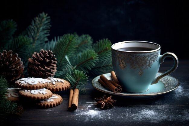 Un délicieux arrangement de finger food de Noël