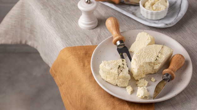 Délicieux arrangement de fromage paneer