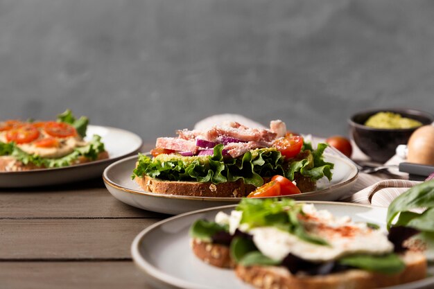 Délicieux assortiment de repas