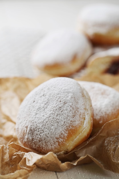 Photo gratuite de délicieux beignets faits maison pour le dessert