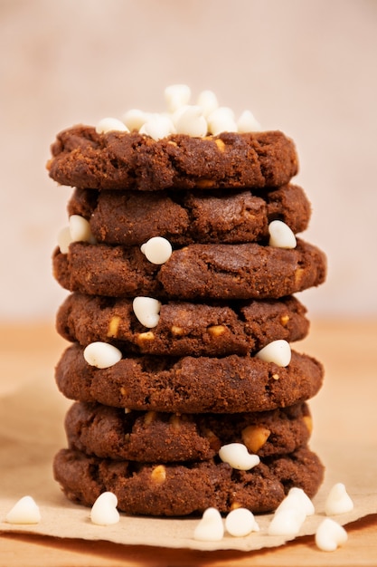 Délicieux biscuits aux pépites de chocolat