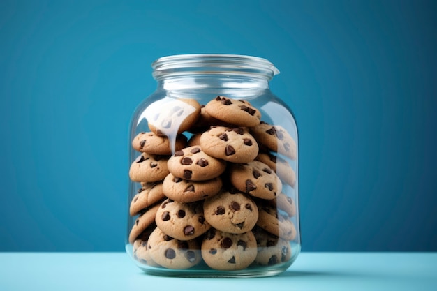 Délicieux biscuits en pot