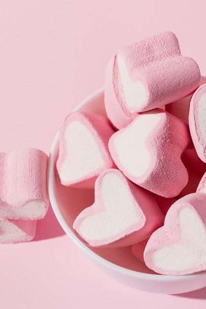 Délicieux bonbons en forme de coeur