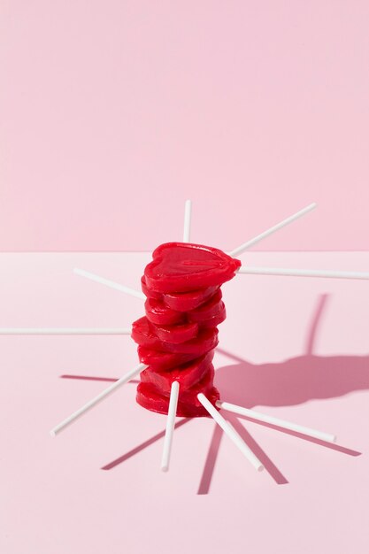 Délicieux bonbons en forme de coeur