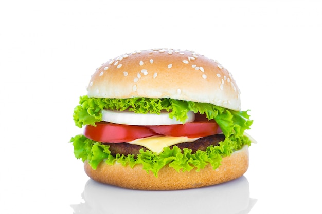 Délicieux cheeseburger