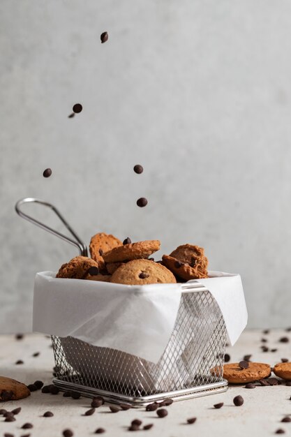 Délicieux cookies aux pépites de chocolat