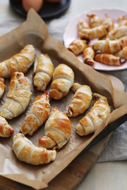 De délicieux croissants