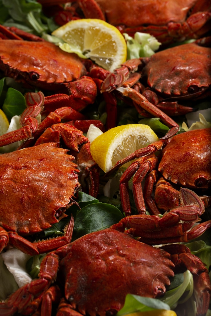 Photo gratuit des délicieux fruits de mer cuits.