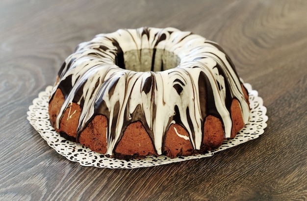 Délicieux gâteau au chocolat