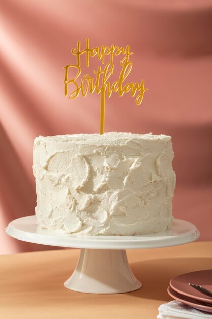 Délicieux gâteau pour un anniversaire