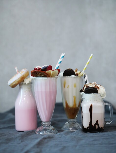 Délicieux milkshakes