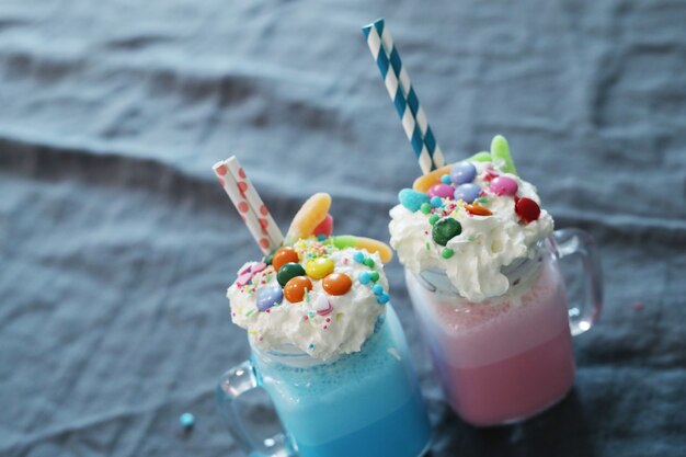 Délicieux milkshakes