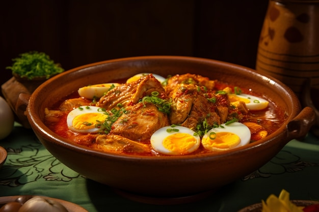 Délicieux repas sur table