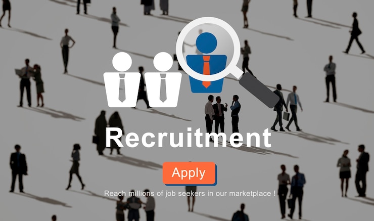 Photo gratuit demande de recrutement d'entreprises