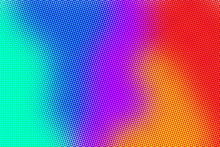 Photo gratuit demi-teinte couleur - abstrait