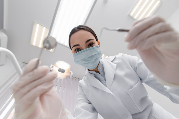 Dentiste du point de vue du patient