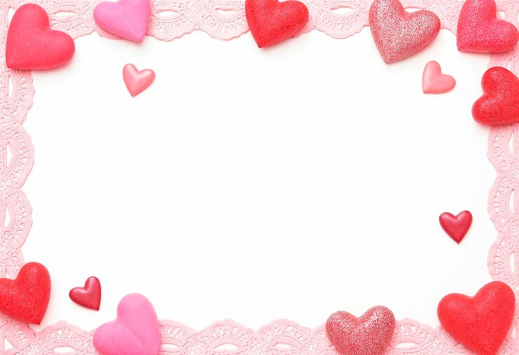 Photo gratuit le design du cadre du jour de la saint-valentin