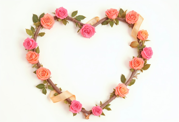 Photo gratuit le design du cadre du jour de la saint-valentin