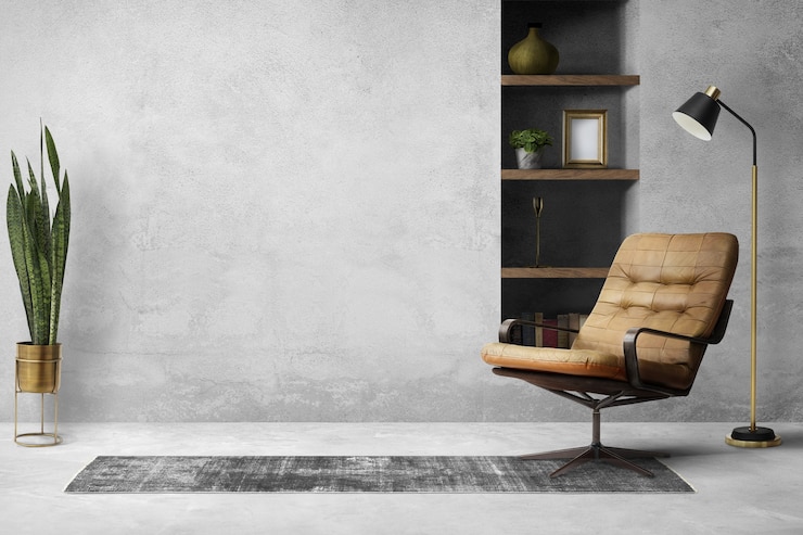 Photo gratuit design d'intérieur de bureau à domicile loft