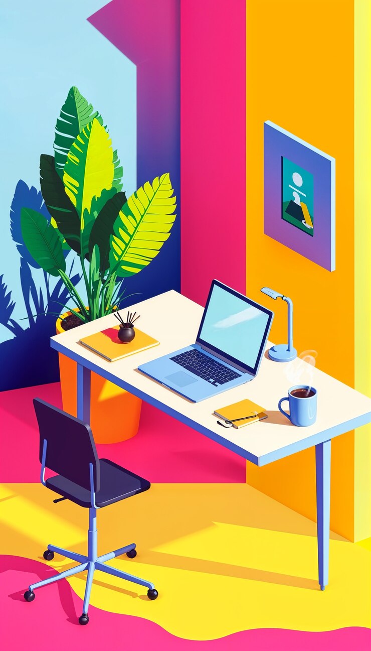 Photo gratuit design d'intérieur de bureaux et de cafés