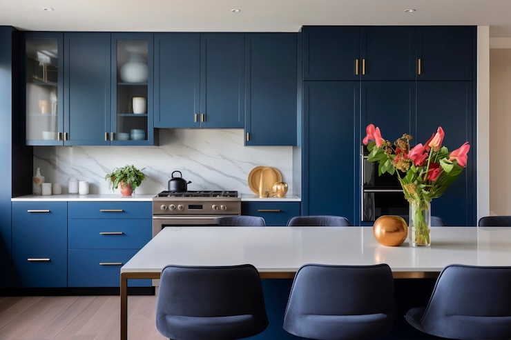 Photo gratuit design d'intérieur de cuisine minimaliste