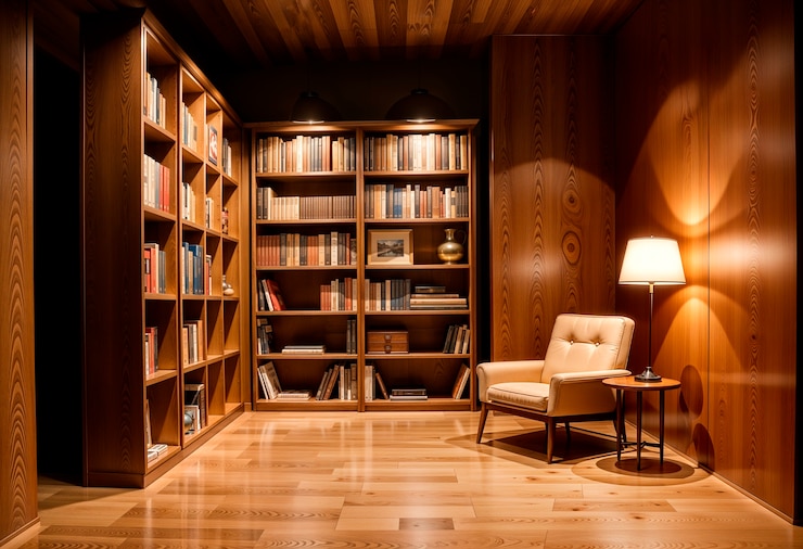 Photo gratuit design d'intérieur du milieu du siècle