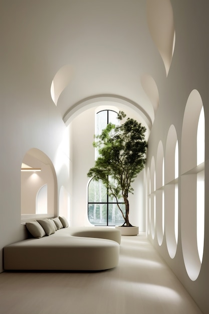 Photo gratuite design d'intérieur incroyable minimal