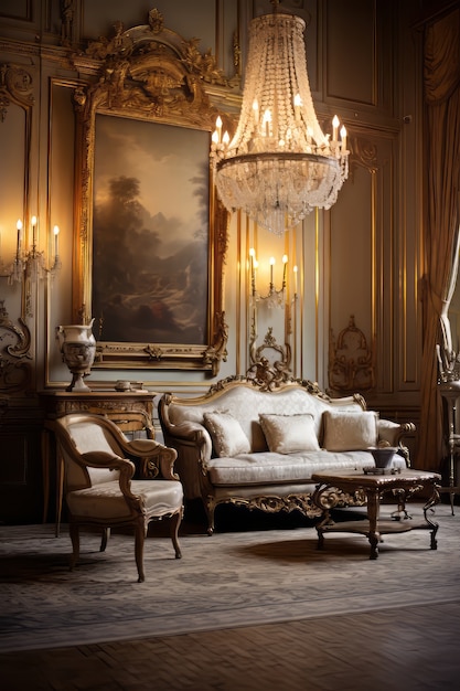 Design d'intérieur magnifique château