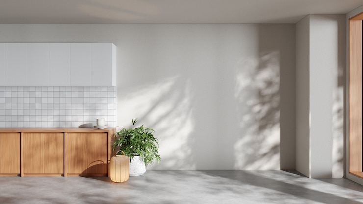 Photo gratuit design d'intérieur minimaliste
