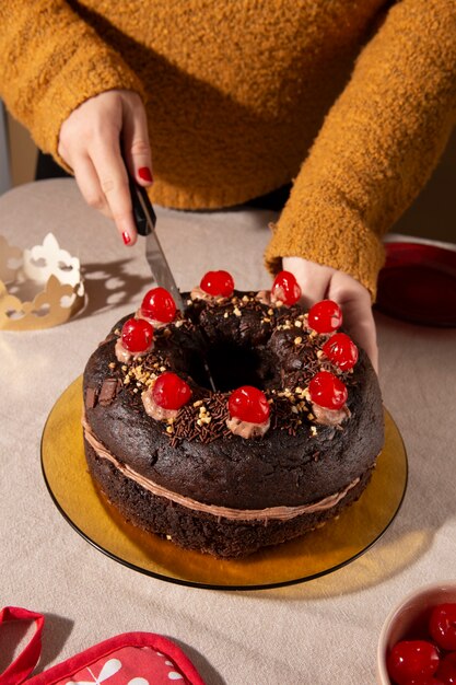 Dessert alimentaire et éléments représentatifs