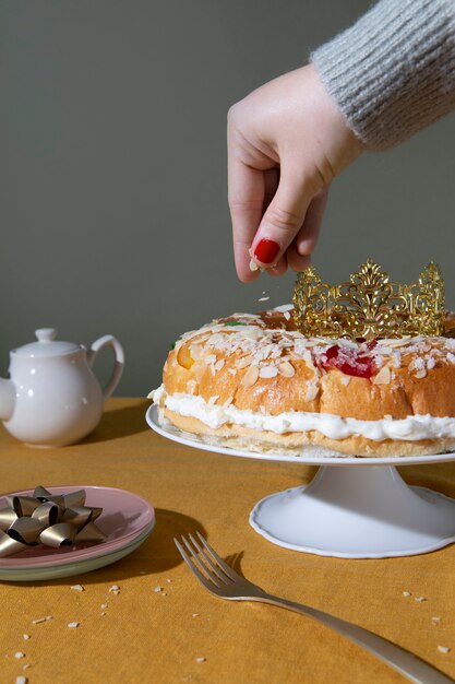 Dessert alimentaire et éléments représentatifs