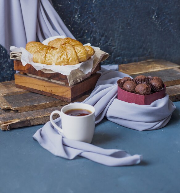 Dessert au chocolat délicieux