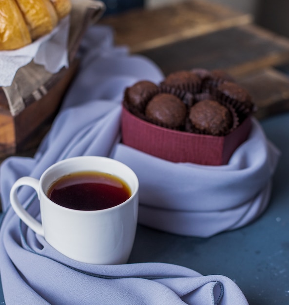 Dessert au chocolat délicieux