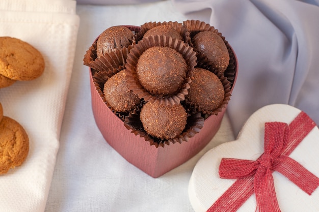 Dessert au chocolat délicieux