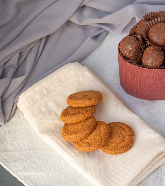 Dessert au chocolat délicieux