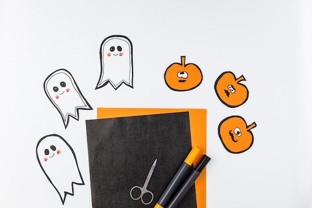 Dessin D Halloween Et Ciseaux Photo Gratuite Dessin D Halloween Et Ciseaux Photo Gratuite