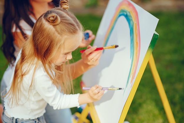 Dessin mère et fille